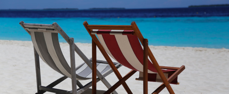 Chairs on a beach