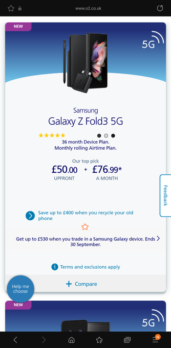 When selecting a pre-built plan, click the option under the upfront and monthly costs